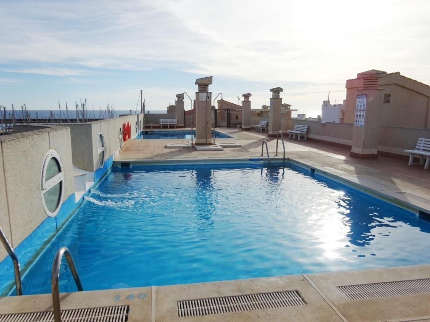 Ferienwohnung Expoholidays - Duplex Vistas Al Puerto Deportivo Almerimar Exterior foto